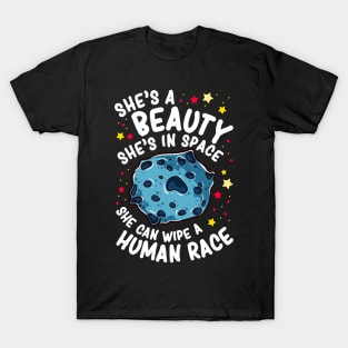 Funny Asteroid Outer Space Gift Men Kids Women Funny Space T-Shirt